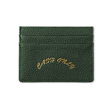 Cash Only Leather Cardholder