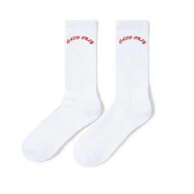 Cash Only Logo Socks