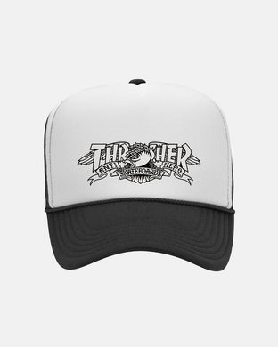 THRASHER X ANTIHERO Mag Banner Trucker Hat