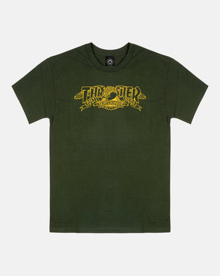THRASHER X ANTIHERO Mag Banner T-Shirt