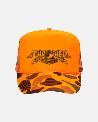 THRASHER X ANTIHERO Mag Banner Trucker Hat