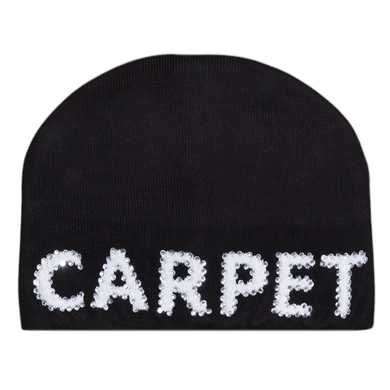 Rhinestone Beanie - Black