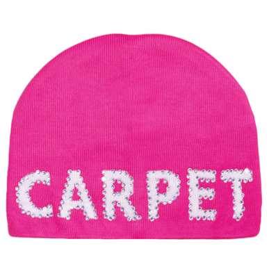 Rhinestone Beanie - Hot Pink