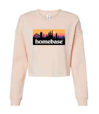 Outside Dawn Crop Crewneck